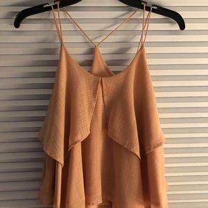 J.O.A Peach Blouse